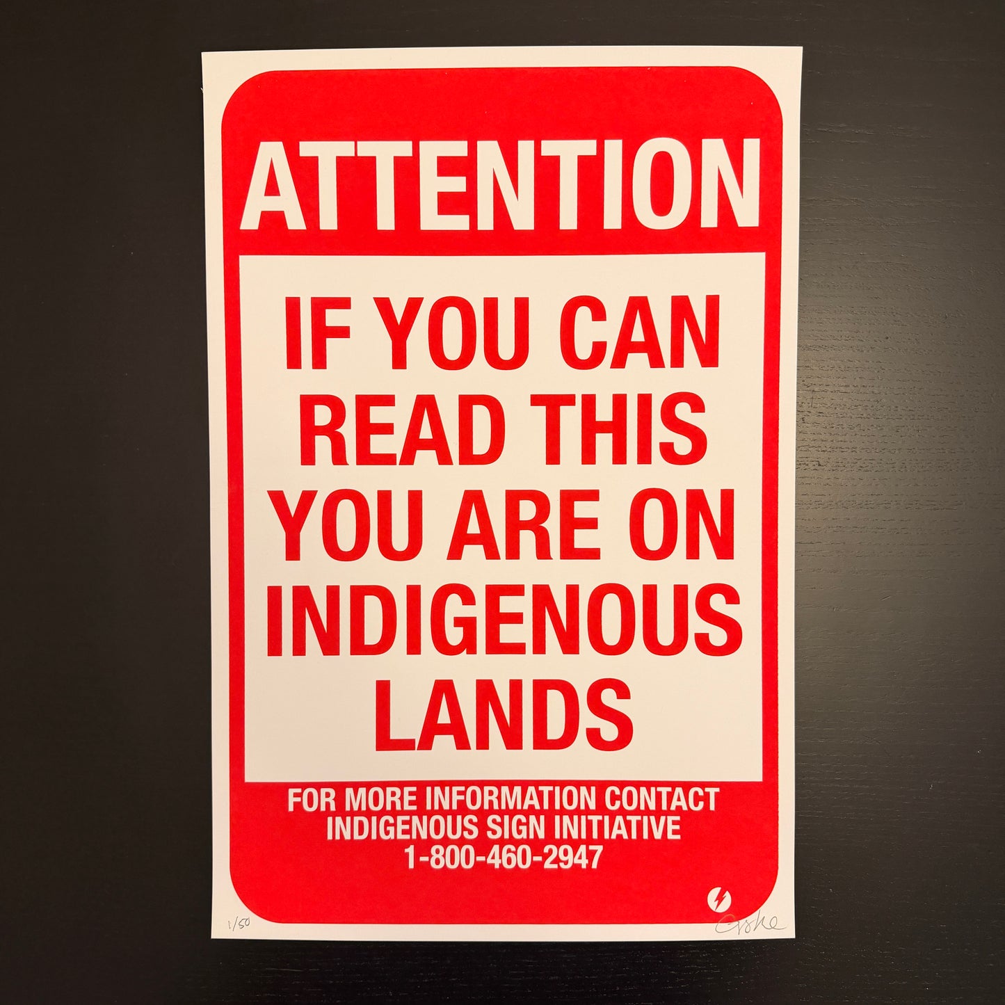 Indigenous Sign Initiative: Attention